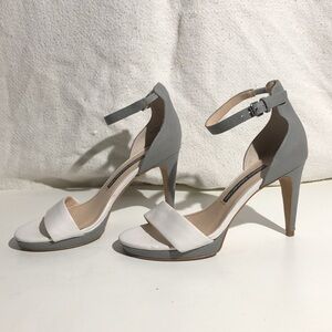 French Connection Nina style heels | white-gray | size 7